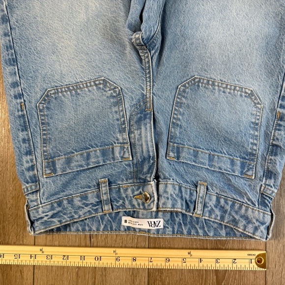 Zara Blue Straight Leg Jeans - Picture 8 of 10